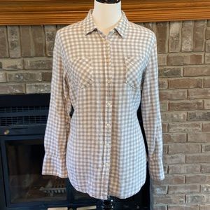 Merona Flannel Shirt Sz L